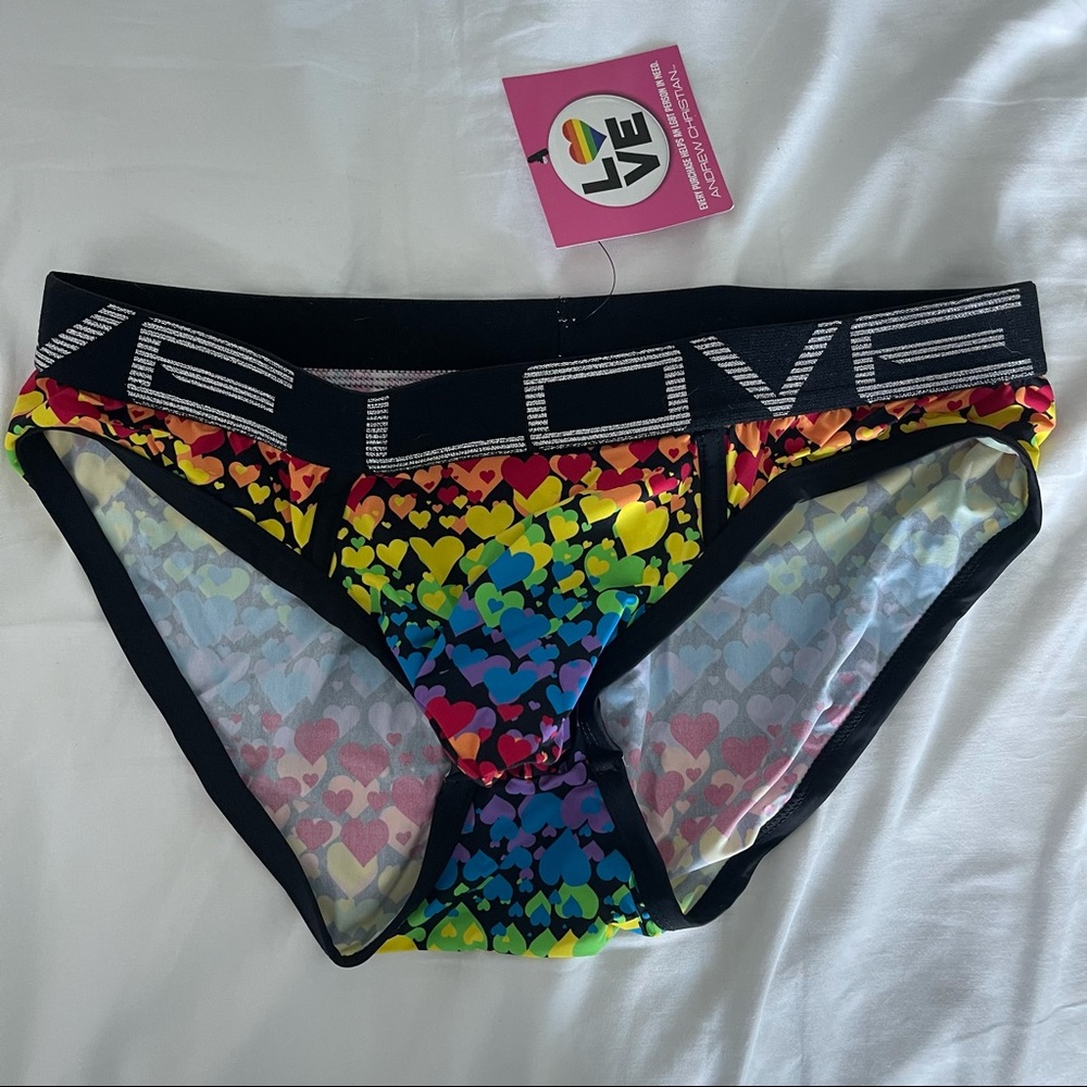 Andrew Christian briefs with front pouch M